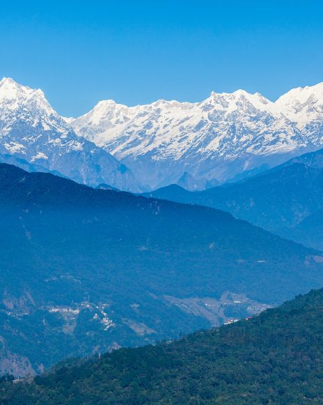Kanchenjunga mountain range