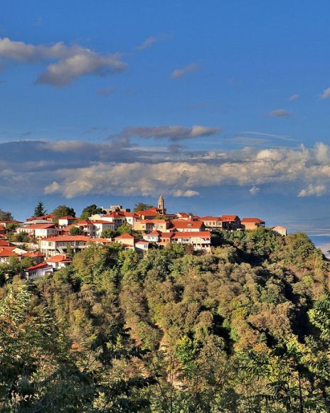 Sighnaghi (also spelled Signagi) in Georgia