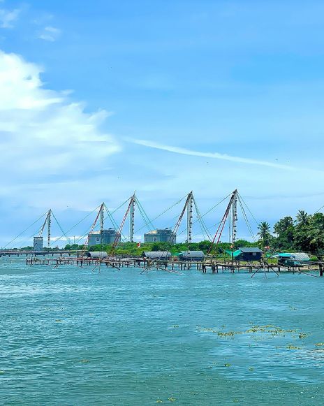 harbor with boats Cochin